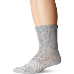 Paquete de 2 pares de medias deportivas Copper Fit, L / XL, Gris