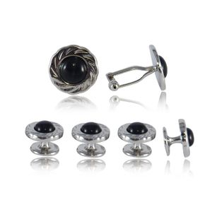 Azul Gemelos & studs Conjunto Formal Por Cuff-Daddy