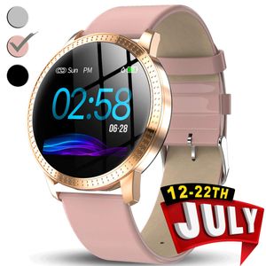 Reloj inteligente con pantalla de color IPS para hombres y mujeres con frecuencia cardíaca, monitor de presión arterial, calorías, contador de sueño,