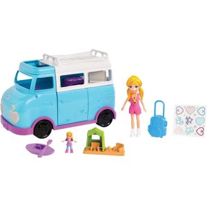 Juego de muñeca y vehículo activo con bolsillo de polly