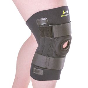 BraceAbility - Rodillera para piernas grandes y personas más grandes con muslos anchos, con almohadilla de protección para la rodilla para tratar tend