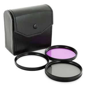 CowboyStudio – CowboyStudio – 4 in1 Filtro UV/FLD/CPL Filter Kit w/bolsa de filtro, 4 in1 kit de lente (Negro) 72MM Negro