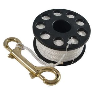 Scuba Choice Buceo compacto carrete dedo, 150 ', línea blanca