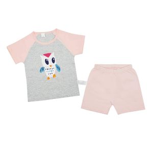 Little niños dibujos animados Totoro Manga Corta con Capucha Onesie Romper