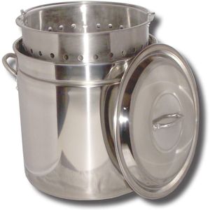 King kooker kk82sr Ridged Acero Inoxidable Olla, 82-quart