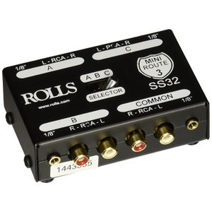 Rollos SS32 estéreo de 3 Switch