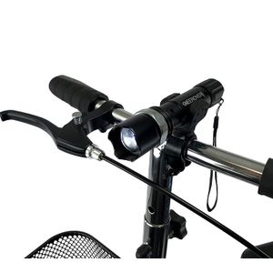 New kneerover Deluxe Super Bright LED Faro con pilas de Seguridad para rodilla Walkers rodilla Scooters Rollators