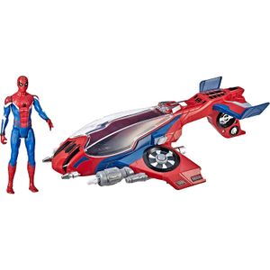 Spider-Man, Far From Home Spider-Jet con - Juguete para vehículo y figura de acción de 6" a escala