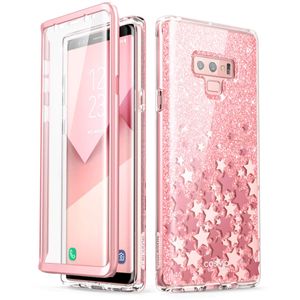 Funda para Samsung Galaxy Note 9, [Protector de pantalla integrado] i-Blason [Cosmo] Carcasa protectora de cuerpo completo con purpurina para Galaxy N