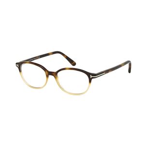 Tom Ford Oval anteojos tf5391 053 tamaño: 52 Miel sombreada Havana ft5391