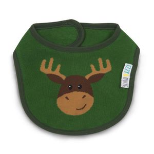 Izzy y owie Forest Moose – Babero, color verde One Size Fits All
