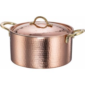 Nuevos demmex de 1,2 mm de grosor cobre olla de sopa Pot Pan Olla, 3,4 Quart, Cobre