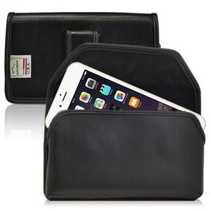 turtleback iPhone 6 Plus (5.5) Funda de piel con tapa bolsa Clip de cinturón Flush – Clip de cinturón fabricado en EE. UU.