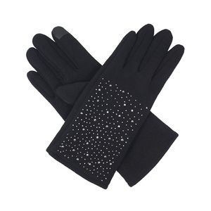 Dahlia visualización táctil forro polar Guantes de invierno de la mujer