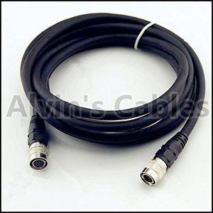 Cámara Sony de red 12pin Hirose coaxial macho a hembra Cable para computadora