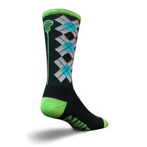 SockGuy Crew 8in Check Sticks Lacrosse Socks