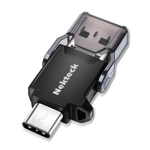nekteck USB Type C OTG Micro lector de tarjetas SD con conector puerto USB estándar adicional (tarjeta SD no está incluido)