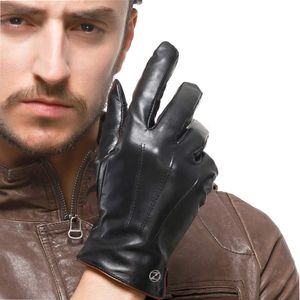 Nappaglo - Guantes de piel de napa para hombre