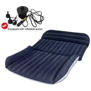 BHMOTORUS Mobile Inflation Travel Thicker Back Seat Cushion Air Bed for SUV,SUV Mattress Air Bed Portable Car Bed for Outdoor Traveling,Free Electric