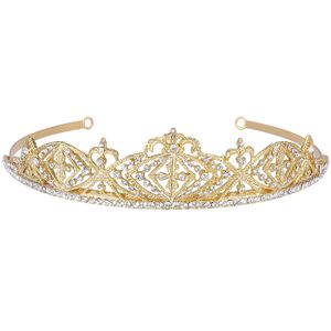 Ever Faith vidrio austríaco de la mujer Gorgeous Art Deco nupcial pelo banda transparente