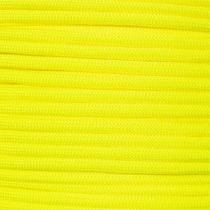 Paracord tipo III 550 – Color neón – núcleo de 7 hilos – cuerda de paracaídas, nailon para paracaídas comercial, cuerda de supervivencia