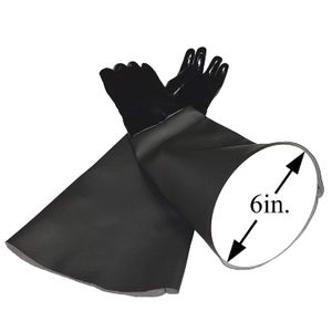TUFF-Blast - Guantes de neopreno para sándblaster, arena y blast, 6.0 x 24.0 in, fabricado en EE.UU.