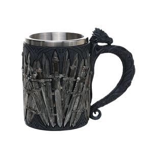 Taza de dragón Tankard con leyendas de las espadas de Juego de Tronos de 13oz