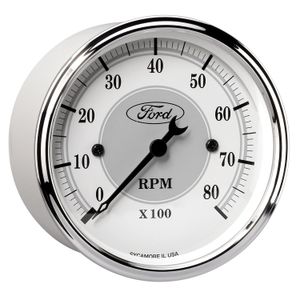 Auto Meter 880088 3 – 1/8" 8000 RPM incandescente Flood Lit tacómetro Gauge para Ford