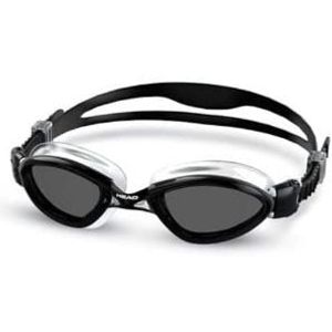 Head Tiger LSR – Plus – Gafas de natación, transparente/negro/humo