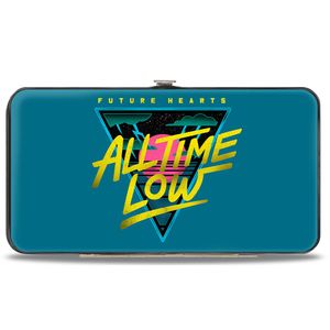 BUCKLE-DOWN Bisagra – portafolios All Time low-future corazones icon Blues/amarillo/rosa