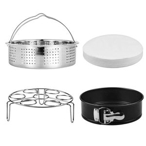 Moldes de silicona para hornear huevos de cocina de 7 orificios para accesorios de maceta instantánea. Se adapta a ollas instantáneas de 5,6,8 qt. Oll