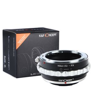 K & F Concept Adaptador de lente de la cámara anillo adaptador para Nikon G AF-S Lente de Montura a Fujifilm Fuji FX X-Pro1 X-M1 X-A1 X-E1
