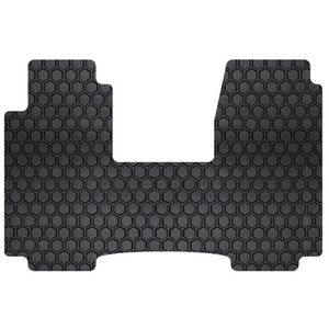 Alfombrilla IntroTech Hexomat Front Row Custom Floor para Select Chevrolet Pickup Tamaño completo Silverado Models Rubberlike Compound Black