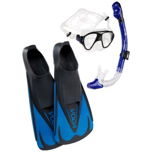 Phantom Aquatics – voda de pie completo Mask Fin Snorkel Set, fabricado en Italia.