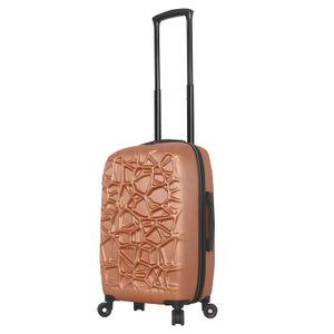 Mia Toro Italia Web Hard Side 20inch Spinner, Tangerine