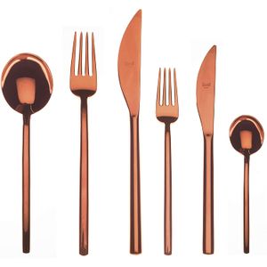 Mepra 36-piece Due Bronzo cubiertes Set