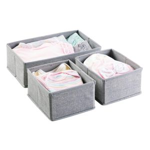 mDesign - Cajón de tela suave, organizador de almacenamiento para habitación de niños/niños, guardería, sala de juegos, para niños, niñas, ropa de beb