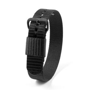 Marathon - Correa de reloj de nailon balístico, grado militar con acero inoxidable, hebilla no magnética