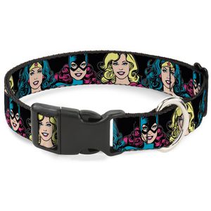 buckle-down Figura/Batgirl Supergirl/Wonder Woman caras de plástico Clip Collar