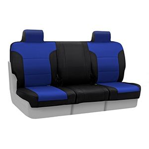 Coverking Custom Fit Front 402040 Funda de Asiento para Modelos Select Ford Excursion Neoprene Blue con Black Sides