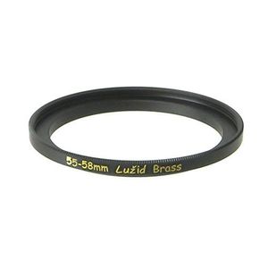 LUZID X2 - Anillo adaptador de latón de 2.165 in a 2.283 in para filtro de aumento 55 58 Luzid
