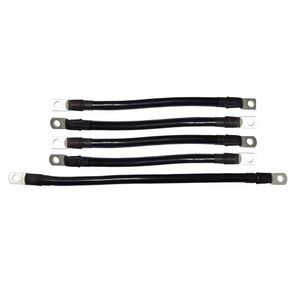 yczx Cables para 4 ga HD EZ-GO Medalist/TXT Golf Cart Cables de batería 1994 & Up