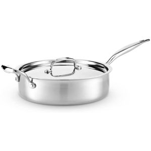 4-Quart Deep Saute &apos;Pan w/Cover 316Ti