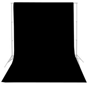 ePhoto 10 ft x 10 ft Seamless Negro Muselina telón de fondo Photo Studio fotografía algodón fondo la nueva 1010B