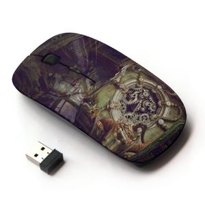 koolmouse [óptico 2.4 G mouse inalámbrico] [Steampunk mecánica]