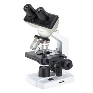 bestscope bs-2010e Basic Binocular Microscopio Compuesto, WF10 x oculares, 40 x -1000 x Ampliación, brightfield, iluminación LED, Abbe Condensador, Ir