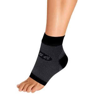 OrthoSleeve FS6 Compression Foot Sleeve (Single Sleeve) for Plantar Fasciitis, Heel Pain, Achilles Tendonitis and Swelling