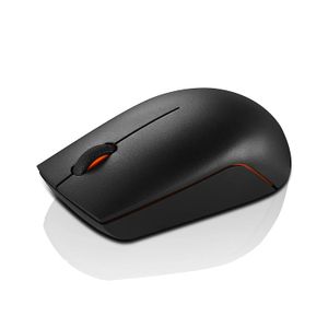 Lenovo 700 Wireless Laser Mouse, Black, 1600 DPI, 2.4 GHz Wireless via USB RF inalámbrico Óptico 800DPI ratón