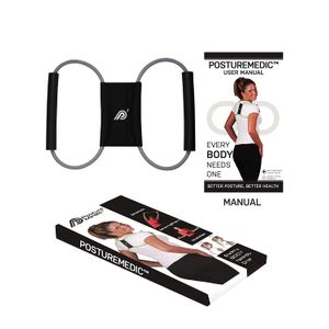 posturemedic Plus – Corrector de Postura – Mejora Postura con Soporte y ejercicios, L, Plateado, 1