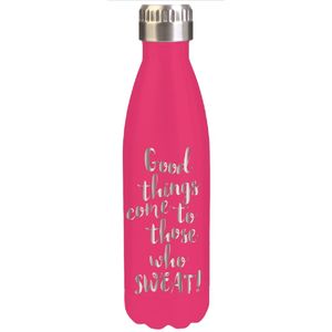 Slant Colecciones 25oz Acero Inoxidable Botella de agua – Las cosas buenas vienen a aquellos whosweat